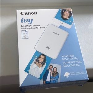 Canon ivy mini photo printer cosmic blue very rare
